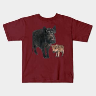 Wild Pigs Kids T-Shirt